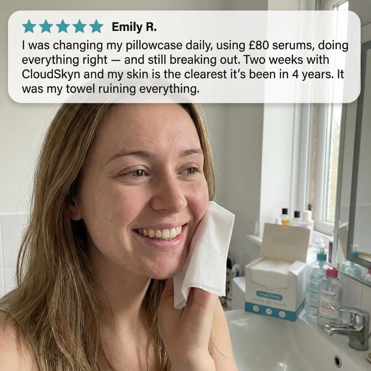 CloudSkyn™ Fresh Face Towels